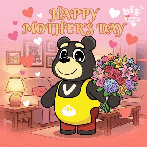 Mothers Day Smiling GIF by Buddies for Paws