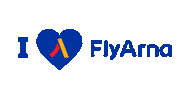 Happy I Love Sticker by Fly Arna