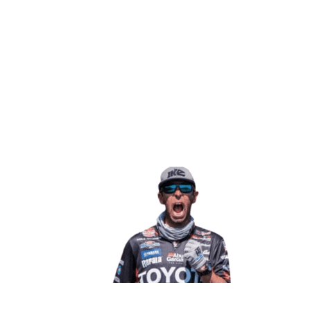 Mikeiaconelli giphygifmaker fish celebrity fishing Sticker