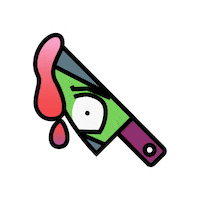 Horror Books Sticker by Lauren