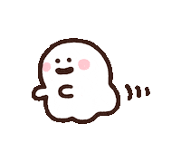 Halloween Ghost Sticker by Kanahei
