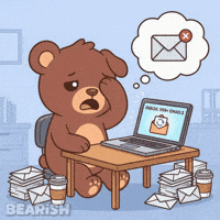 Tired Work GIF by BEARISH