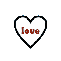 In Love Heart Sticker