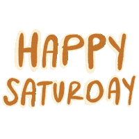 Happy Saturday Sticker