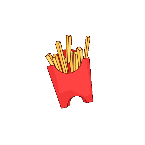nydelie giphyupload food mcdonalds chips Sticker
