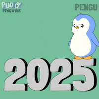 New Year Penguin GIF by Pudgy Penguins