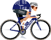 Tour De France Woman Sticker by Little James