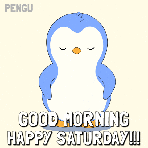 Good Morning Dancing GIF by Pudgy Penguins