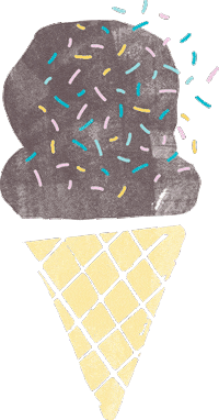 Ice Cream Eating Sticker by Marble Slab Creamery