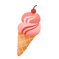ice cream spinning Sticker by nicmcguffog