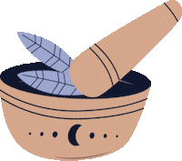 Herbs Mortar Sticker