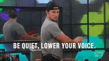 big brother shut up GIF by Big Brother After Dark