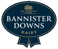 Logo Milk Sticker by Bannister Downs Dairy