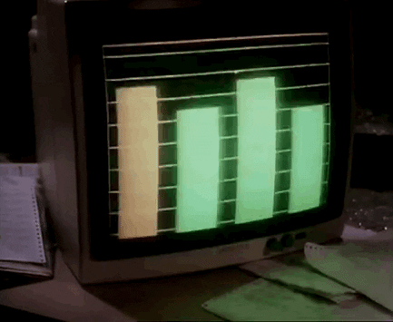 fuzzyghost giphyupload retro 80s vhs GIF