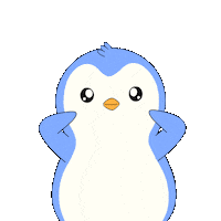 Well Done Wow Sticker by Pudgy Penguins