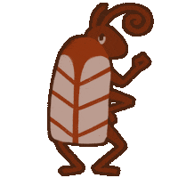 corvinanim dance jazz blues insect Sticker