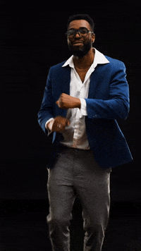 OneevoAgency reaction happy smile animated GIF