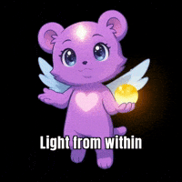 Peace Glow GIF by MishaHeartseer