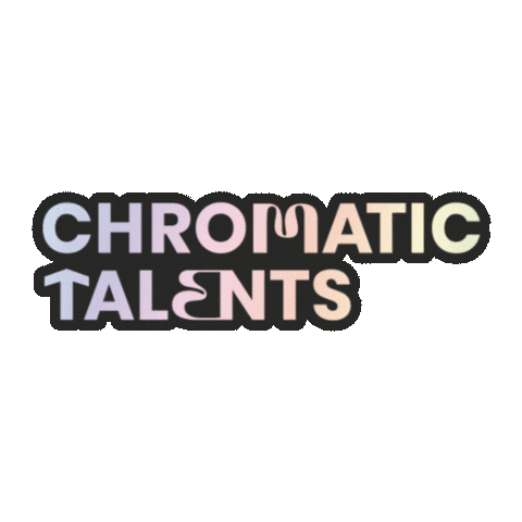 ChromaticTalents music agency colours gradient Sticker