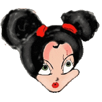 Art Girl Sticker