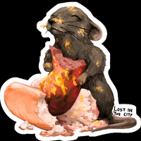 lostinthecity_ny nyc new york city mouse rat GIF