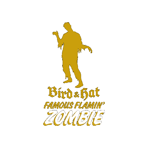 birdandhat giphygifmaker bar zombie cocktails Sticker