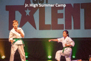 GVCC martial arts summer camp talent show self defense GIF