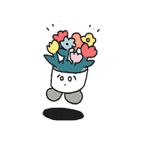Flowers Gisoshussha Sticker