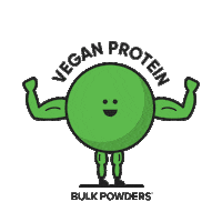BulkOfficial health vegan flex protein Sticker