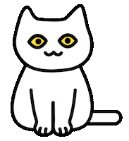 grat_app cat character 고양이 캐릭터 Sticker