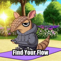 Yoga Mindfulness GIF by Chillo Dillo