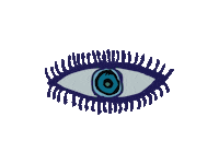 Evil Eye Art Sticker