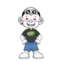 Affirmation White Monkey Sticker by Zhot