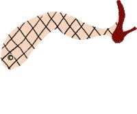 leg stiletto Sticker