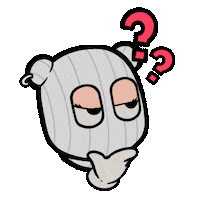 Confused Thinking Sticker by a KID called BEAST