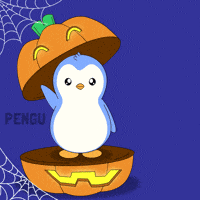 Trick Or Treat Halloween GIF by Pudgy Penguins