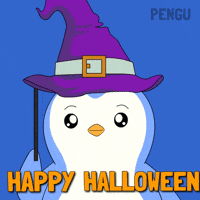Trick Or Treat Halloween GIF by Pudgy Penguins