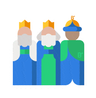 reyes magos christmas Sticker by B the travel brand