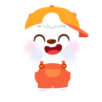 LOTTYFRIENDS smile summer laugh character Sticker