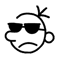 Wimpy Kid Deal With It Sticker by Diary of a Wimpy Kid