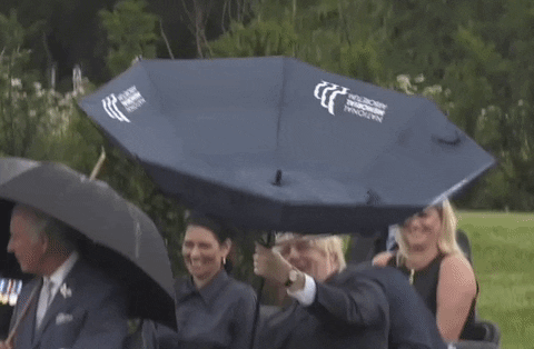 Boris Johnson Umbrella GIF by GIPHY News