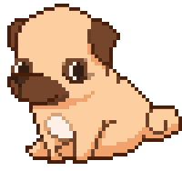 Dog Sitting Sticker