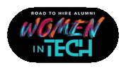 RoadtoHire women in tech r2h road to hire roadtohire Sticker