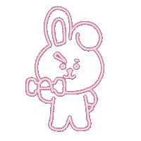 Neon V Sticker