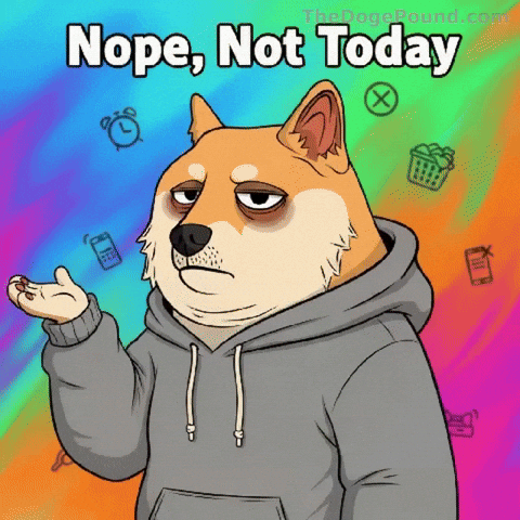 Over It No GIF by Doge Pound