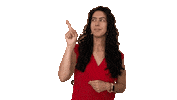 CatarinaRivera up point pointing latina Sticker