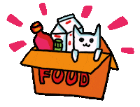Cat Food Sticker