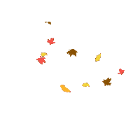 Fall Leaves Sticker by Tuğçe Çeğil