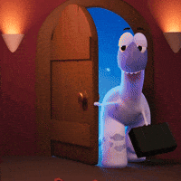 Tired Coming Home GIF by Claynosaurz