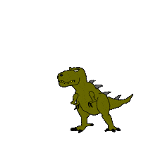 Jurassic Park Fire Sticker